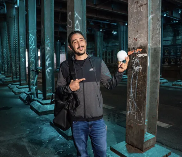 Bild: 20 Jahre Licht-Recycling - Eko Fresh und Lightcycle sagen DANKE
