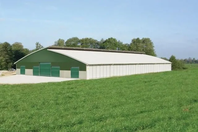 Bild: Effiziente Planen überdachte Stahlkonstruktion für Hafen und Hangar