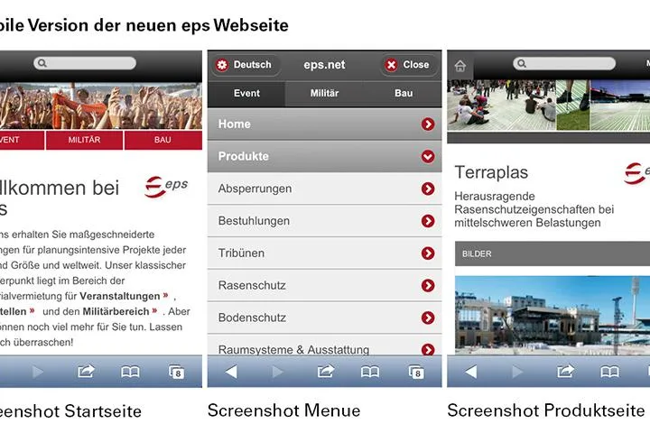 Bild: Dienstleister eps mit neuer Webseite online