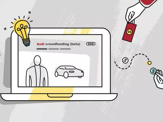 Bild: Crowdfunding realisiert innovative Projekte bei Audi mit Table of Visions