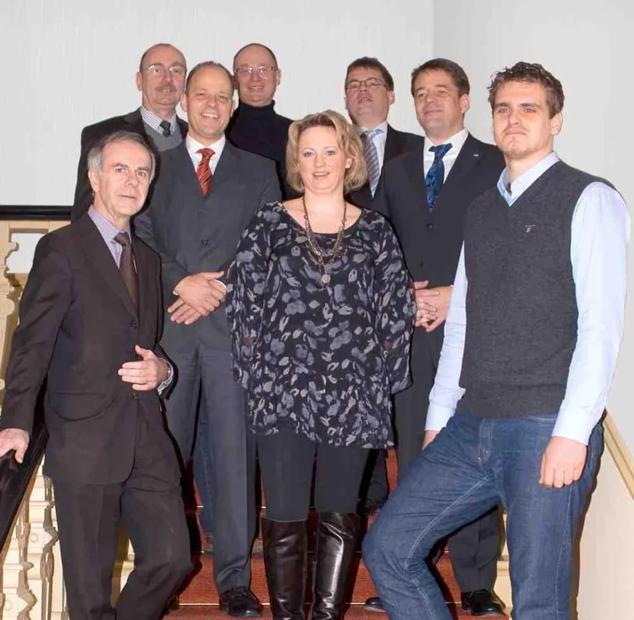 Gesellschaftliche Verantwortung ? Michael Schulze (MPG Messe Potsdam, v.l.), Alexandra Walter (Mp-tec und Netzwerksprecherin CeSaR Mark Brandenburg, v.m.), Göran Böhm (Stadtwerke Potsdam, v.r.), Dr.