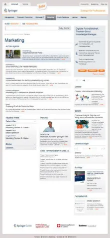 Neue Online-Plattform für Entscheider: Springer für Professionals Bild: Neue Online-Plattform für Entscheider: Springer für Professionals