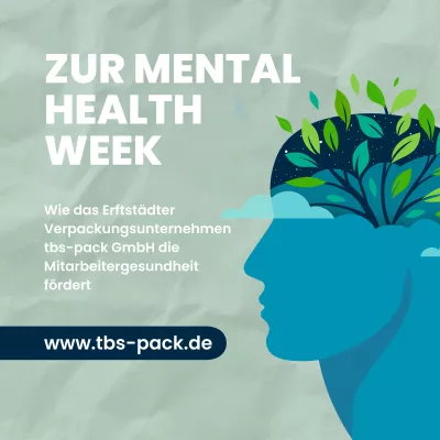 Bild: Erftstädter Verpackungsunternehmen tbs-pack GmbH fördert mentale Gesundheit am Arbeitsplatz