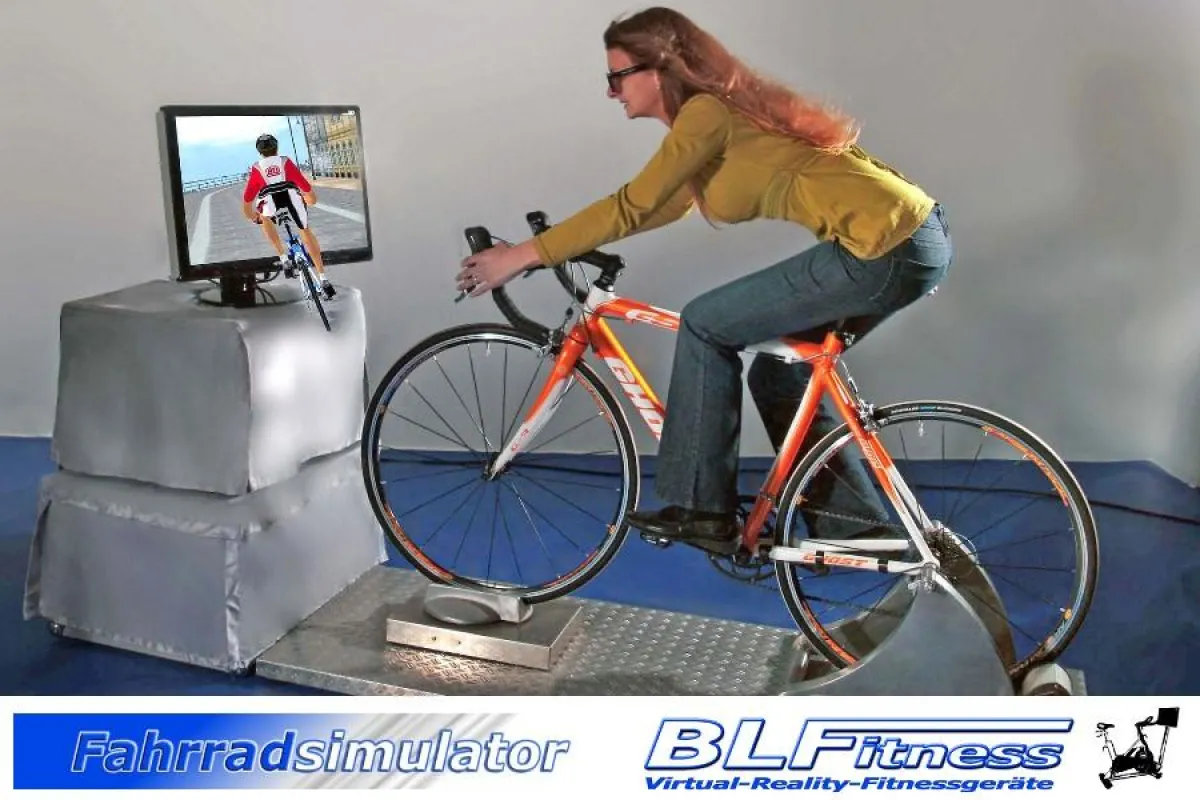 Fahrradsimulatoren nun auch mit 3D-Effekt