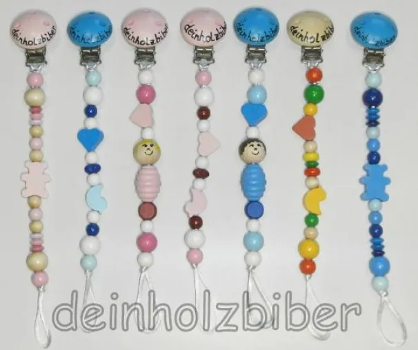 Bild: Die erste Schnullerketten Kollektion von deinholzbiber ist da