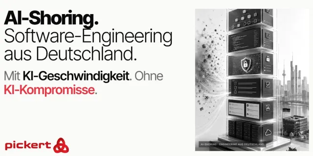 Bild: Pickert GmbH launcht AI-Shoring: Software-Engineering mit KI-Tempo, ohne KI-Kompromisse