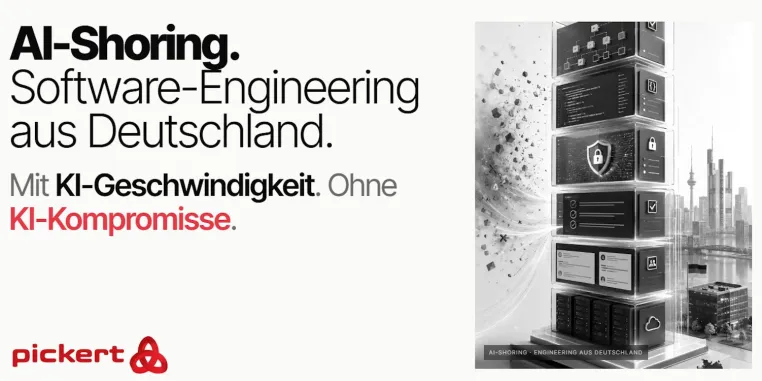 Bild: Pickert GmbH launcht AI-Shoring: Software-Engineering mit KI-Tempo, ohne KI-Kompromisse