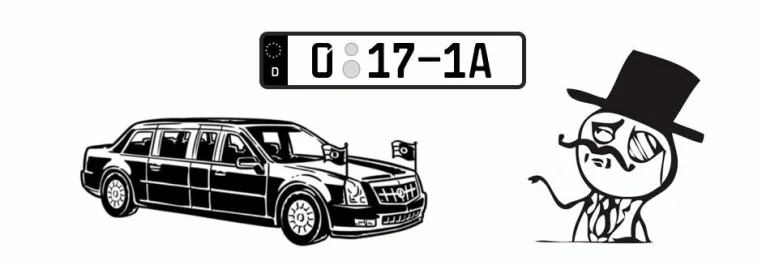 Bild: Diplomatenkennzeichen: Alles über die Kfz-Kennzeichen für Diplomaten