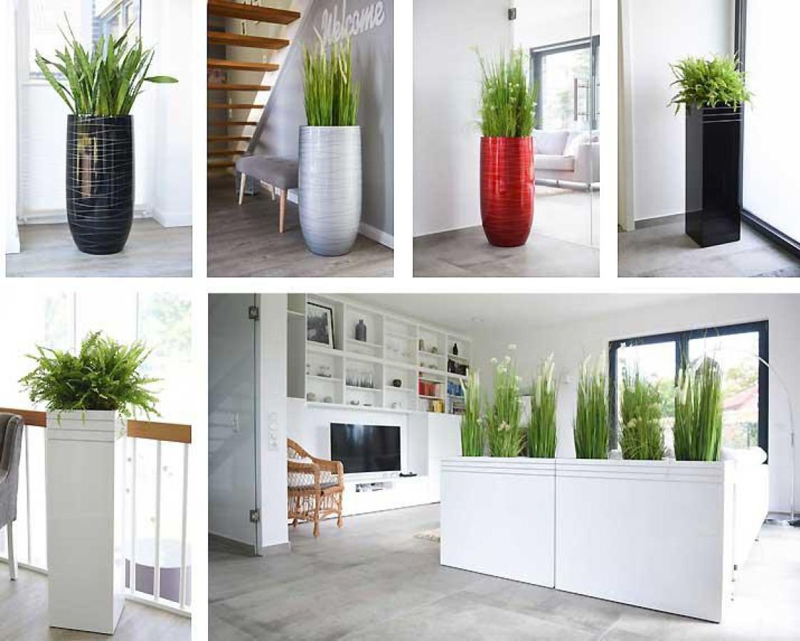 Super elegantes Design: Neue exklusive Pflanzkübel und Raumteiler von VIVANNO