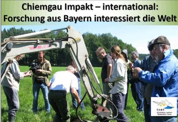 Bild: "Chiemgau Impakt - international:Forschung aus Bayern interessiert die Welt" - Vortrag am 25.2.2011
