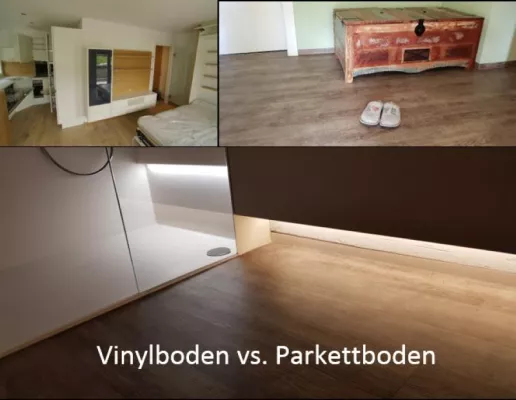 Bild: Vinylboden vs. Parkettboden – 5 Tipps und Ideen für deine Renovierung!