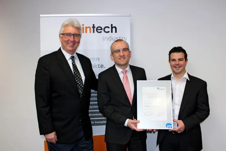 in-tech industry ist neues Mitglied im Cluster Mechatronik & Automation und im Cluster Bahntechnik Bild: in-tech industry ist neues Mitglied im Cluster Mechatronik & Automation und im Cluster Bahntechnik