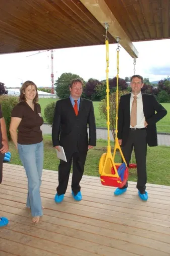 CDU Sozialausschüsse BAden-Württemberg besuchen betriebliche Kinderkrippe Helma-Spatzennest Bild: CDU Sozialausschüsse BAden-Württemberg besuchen betriebliche Kinderkrippe Helma-Spatzennest