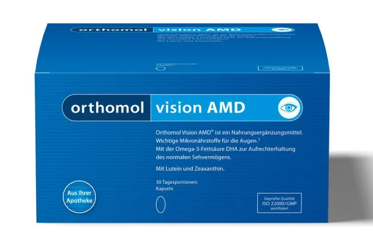 Bild: Orthomol Vision AMD aus der Versandapotheke mediherz.de stärkt das normale Sehvermögen
