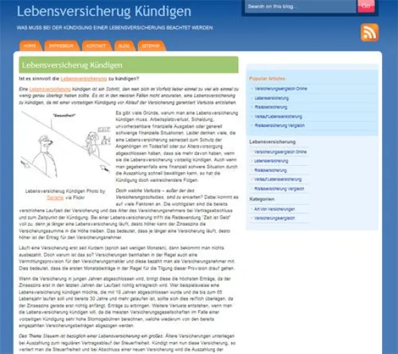 Bild: Vorteile und Nachteile der vorzeitigen Kündigung von Lebensversicherung