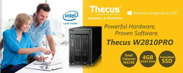 Bild: Thecus erweitert Windows Storage Server Serie um das W2810PRO