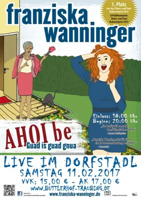 Bild: Franziska Wanninger - live im Dorfstadl Buttlerhof in Tutzing am 11.02.2017