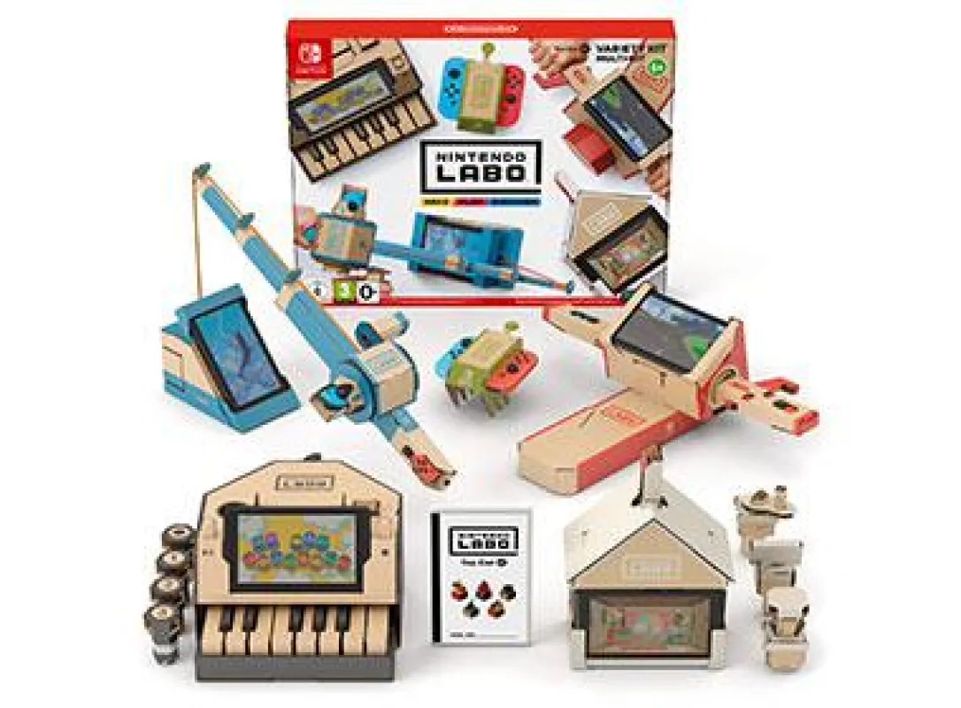 Nintendo Labo vereint Videospaß mit Wellpappe.