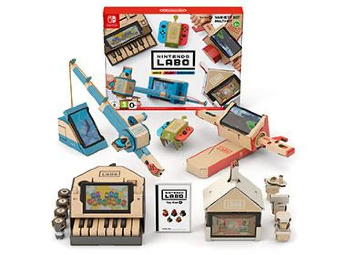 Nintendo Labo vereint Videospaß mit Wellpappe.