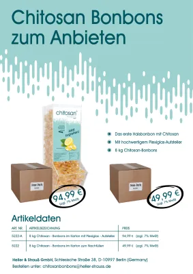 Bild: Lutschen gegen Viren: Chitosan - Bonbons - für das Extra an Schutz