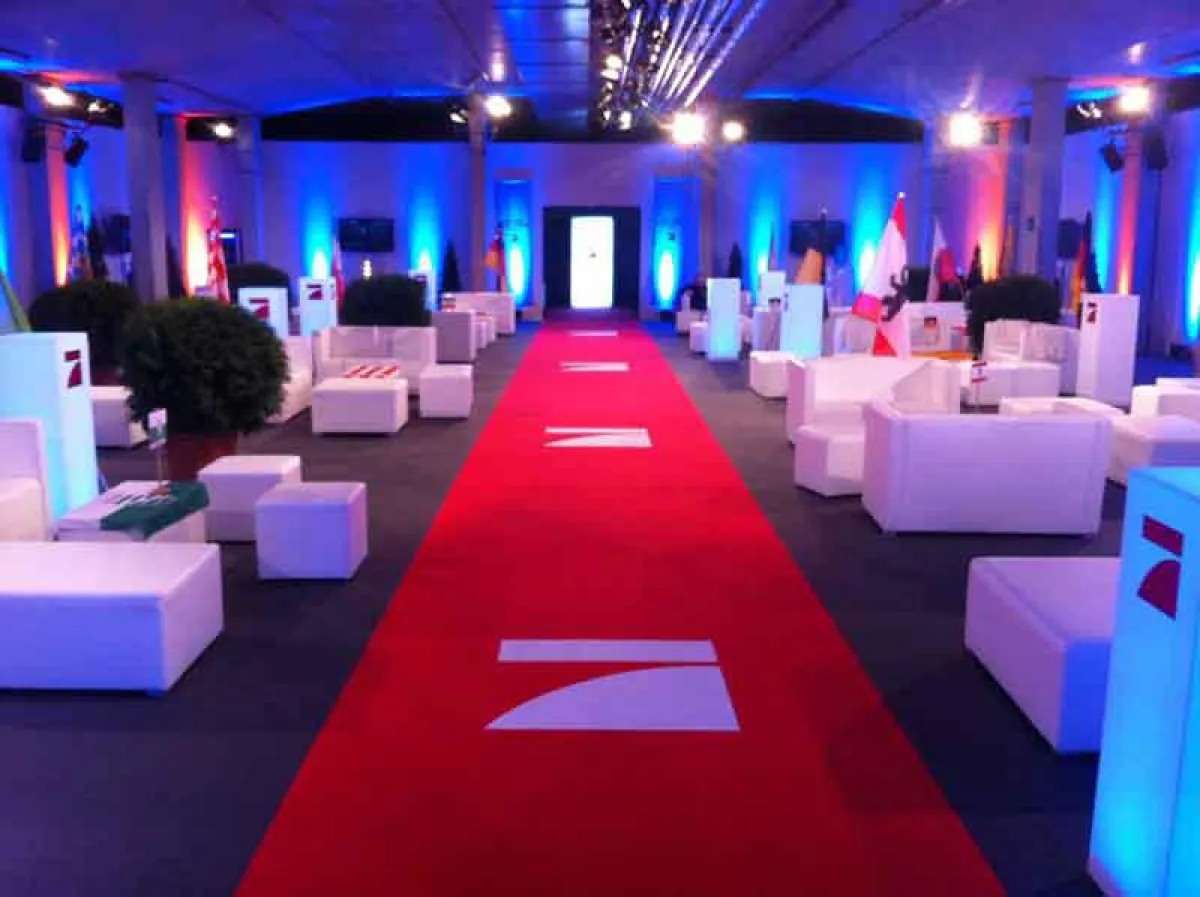 Greenroom beim Bundesvision Song Contest (Foto: Party Rent)