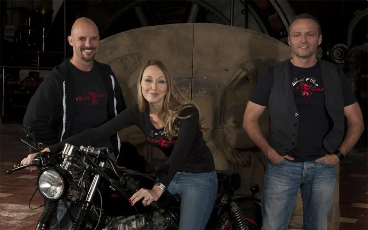Das Devil & Crew-Team: (v.l.) Marcel Rottler, Alewtina Rottler, Lothar Teufel