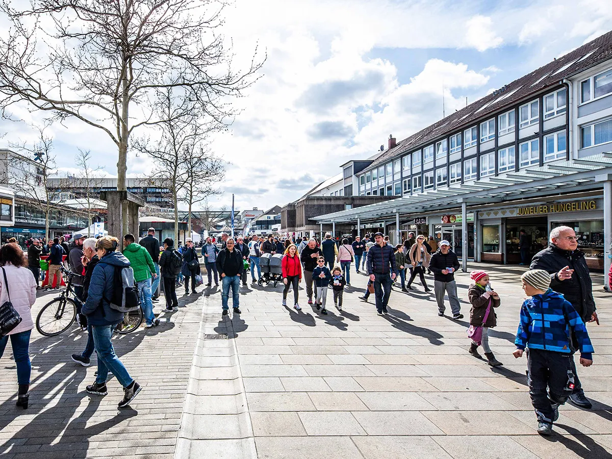 Wolfsburger Innenstadt 2019 (© WMG Wolfsburg, Foto: Nina Stiller)
