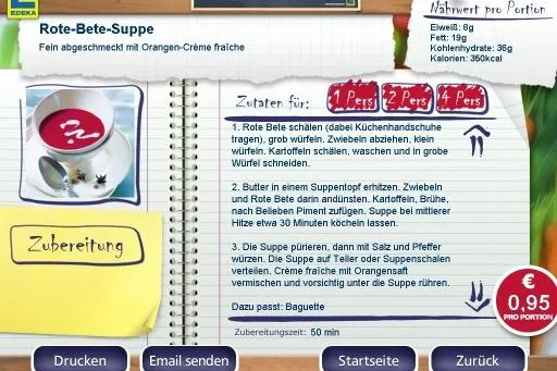 Liebe geht durch den Magen - Rezeptberater von xplace steht künftig beim Lebensmitteleinkauf zur Seite Bild: Liebe geht durch den Magen - Rezeptberater von xplace steht künftig beim Lebensmitteleinkauf zur Seite