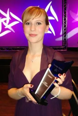 Bild: Franziska gewinnt den Schlager Saphir als beste Live-Künstlerin