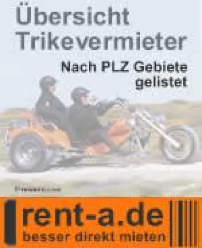 Bild: Trike mieten - Übersicht Trikevermieter in Deutschland