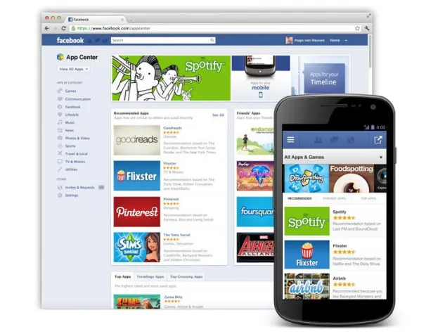 Bild: Facebook App Center