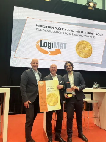 Bild: Logistics Reply: KI-Assistent LEApedia gewinnt den Preis "Bestes Produkt LogiMAT 2024"