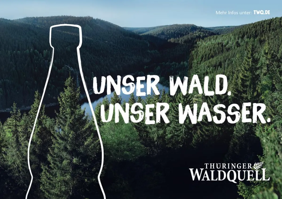 Kampagnenmotiv Thüringer Waldquell