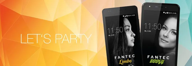 Bild: FANTEC LIMBO und FANTEC BOOGY – Zwei Android Smartphones die Stimmung machen