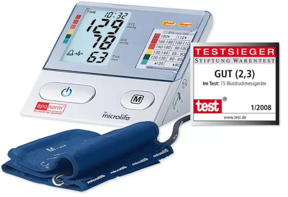 Bild: STIFTUNG WARENTEST - Blutdruckmessgerät aus der Apotheke ist Testsieger