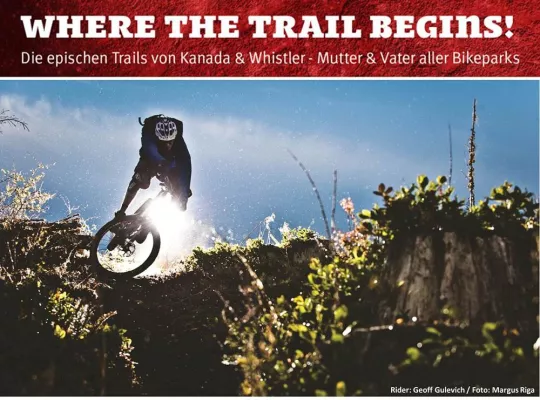 Bild: Bikereise Kanada - Kooperation von BikeAction, British Columbia und RIW Touristik