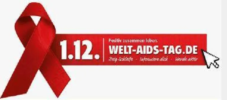 Bild: Welt-Aids-Tag 2012 - „Positiv zusammen leben“ - Das Gesundheitsamt informiert