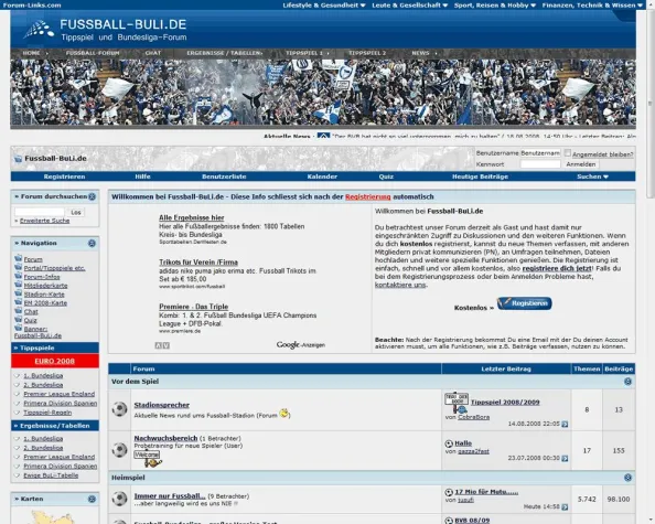 Adalizer.com vermarktet Fussball-Bundesliga-Forum Fussball-BuLi.de Bild: Adalizer.com vermarktet Fussball-Bundesliga-Forum Fussball-BuLi.de