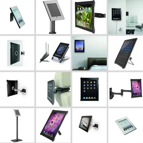 Bild: IPad Basecover und die passenden Halterungen bei Plasma-Halter.de