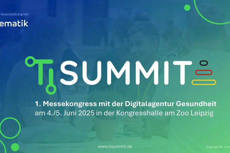 Bild: TI-SUMMIT: Erster Messekongress mit der Digitalagentur Gesundheit findet am 4.- 5. Juni 2025 in Leipzig statt