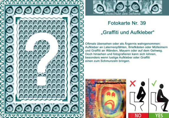 Fotoworkshop „Zieh’ zwei Fotokarten und mach was daraus“ mit der Fotoschule des Sehens Bild: Fotoworkshop „Zieh’ zwei Fotokarten und mach was daraus“ mit der Fotoschule des Sehens