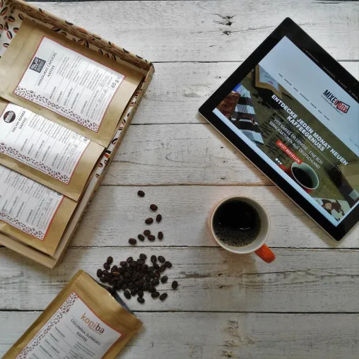 Die neue Kaffee Abo-Box - Neues Kieler Startup im Internet: www.mixeobox.de Bild: Die neue Kaffee Abo-Box - Neues Kieler Startup im Internet: www.mixeobox.de