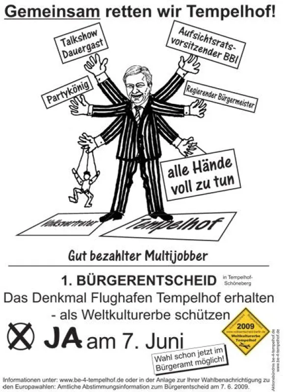 1. Bürgerentscheid in Tempelhof-Schöneberg