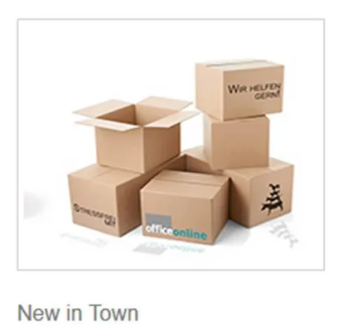 Bild: office online erweitert mit NEW IN TOWN sein Angebotsportfolio