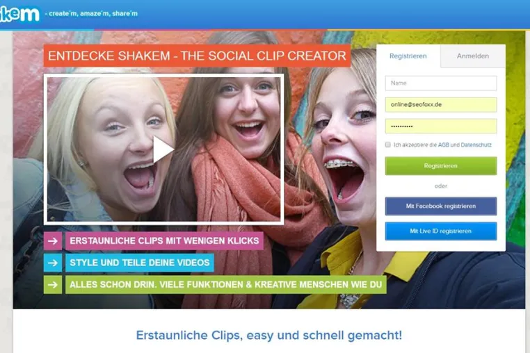 Petter.Letter GmbH startet Social-Media-Clipcreator shakem Bild: Petter.Letter GmbH startet Social-Media-Clipcreator shakem