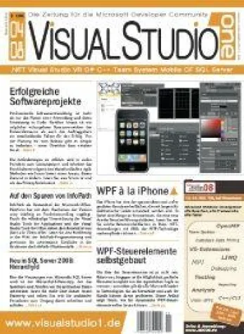Zeitschrift Visual Studio One - WPF und erfolgreiche Softwareprojekte Bild: Zeitschrift Visual Studio One - WPF und erfolgreiche Softwareprojekte