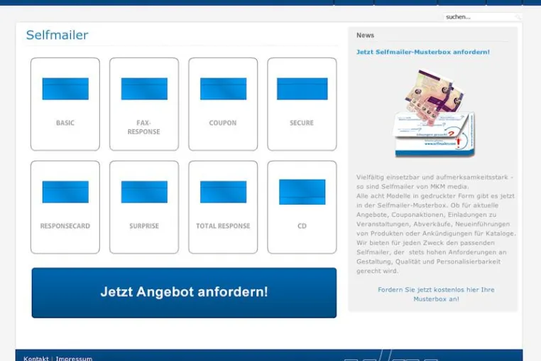 Bild: Selfmailer für die Akquise im Sommerloch