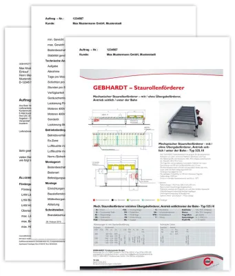 Fördertechnikhersteller automatisiert Angebotserstellung aus SAP mit K-Document von encoway Bild: Fördertechnikhersteller automatisiert Angebotserstellung aus SAP mit K-Document von encoway