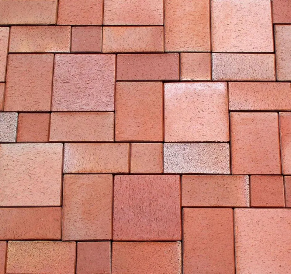 Vier Formate einer Sortierung verstärken in ihrer Verlege-Kombination das ursprüngliche 