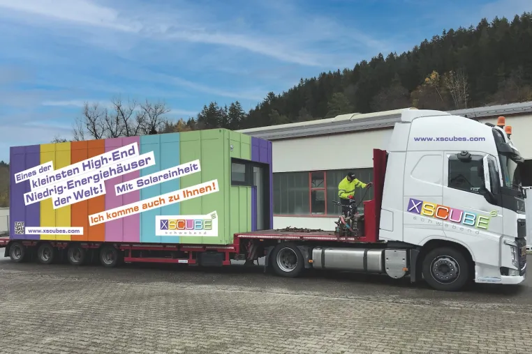 Bild: Tiny House: Roadshow bringt den Cubus zum Kunden